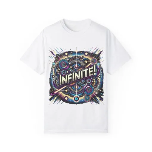 Cosmic Infinite Unisex Garment-Dyed T-Shirt - Explore the Universe - Image 5