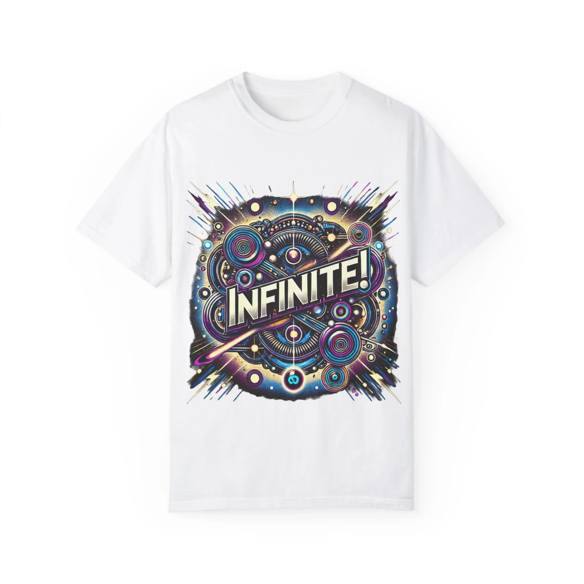 Cosmic Infinite Unisex Garment-Dyed T-Shirt - Explore the Universe - Image 5