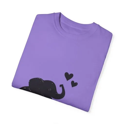 Heartwarming Elephant Love Unisex T-Shirt - Image 42