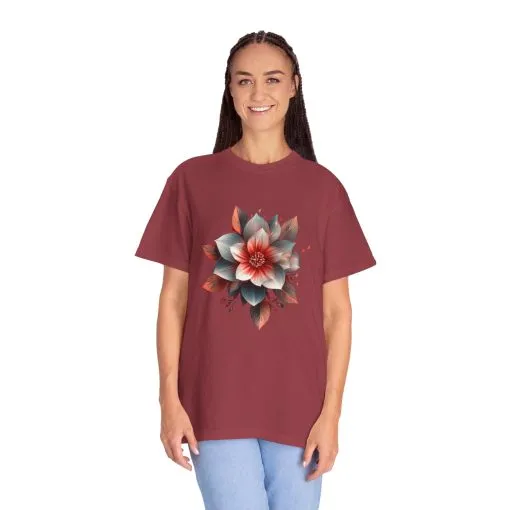 Botanical Floral Unisex Garment-Dyed T-shirt - Perfect for Nature Lovers - Image 44