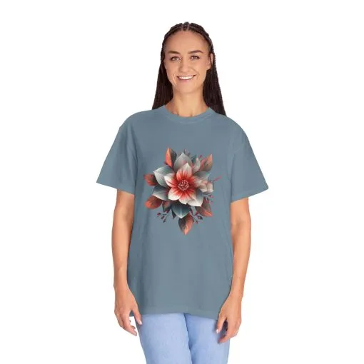 Botanical Floral Unisex Garment-Dyed T-shirt - Perfect for Nature Lovers - Image 36