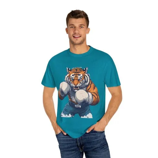 Fierce Tiger Graphic Unisex T-Shirt - Bold Boxing Design - Image 22