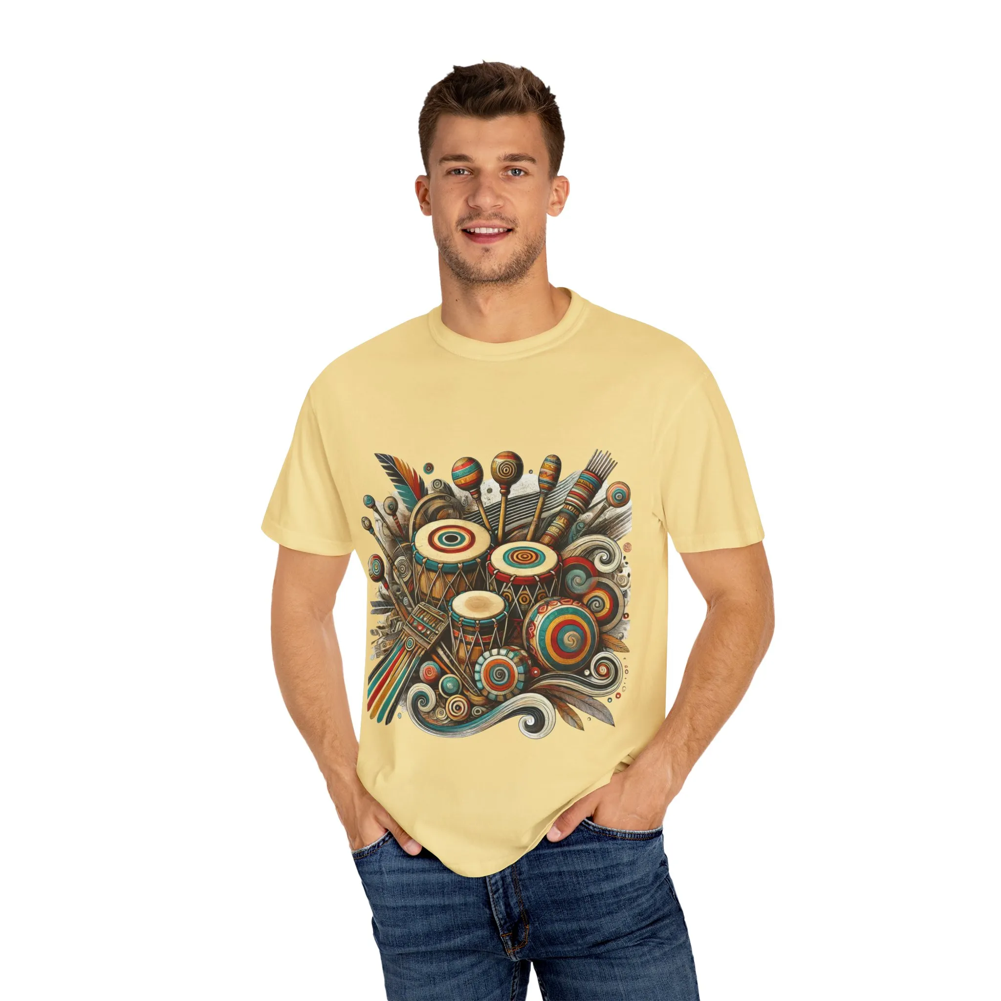 Colorful Bohemian Music Festival T-Shirt - Image 31