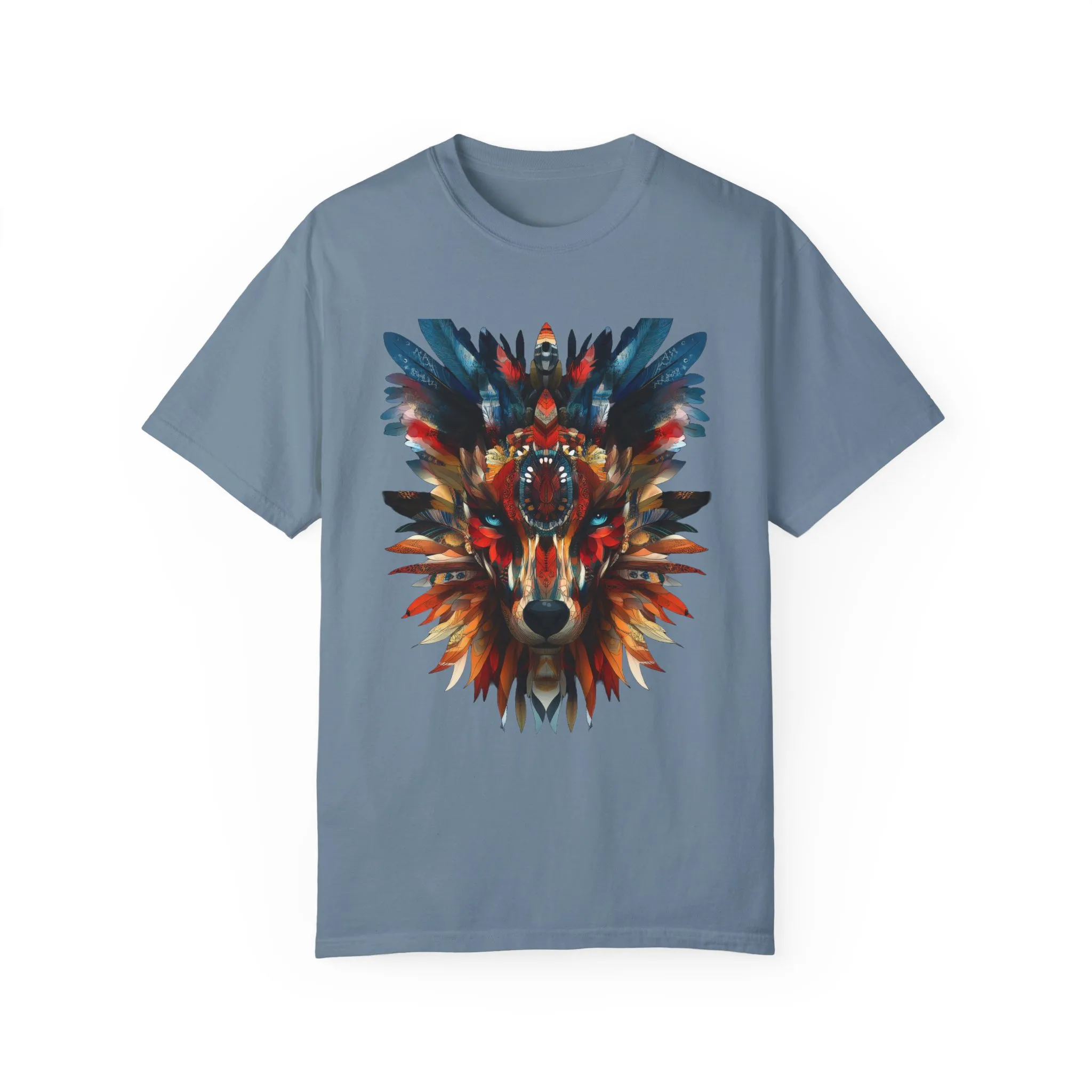 Vibrant Wolf Graphic Unisex T-Shirt - Nature Lover Apparel - Image 25