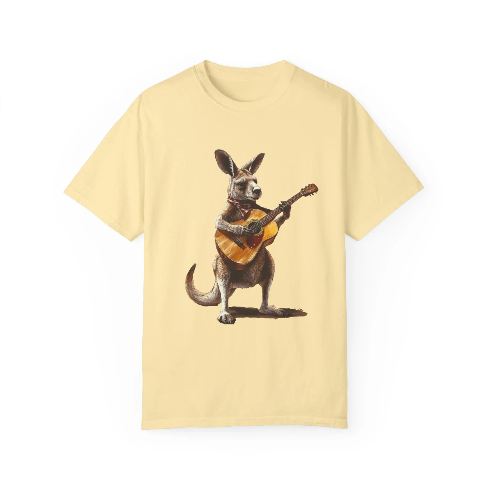 Funny Kangaroo Playing Guitar Unisex T-shirt
