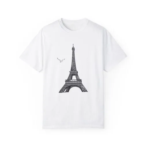 Eiffel Tower Graphic Unisex T-Shirt - Parisian Style Tee - Image 5