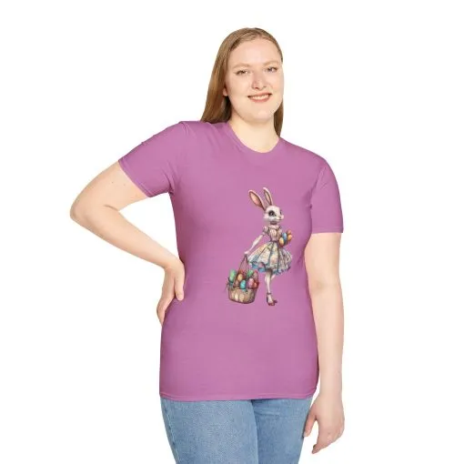 Easter Bunny Softstyle Unisex T-Shirt - Cute Spring Design for Holiday Celebrations - Image 34