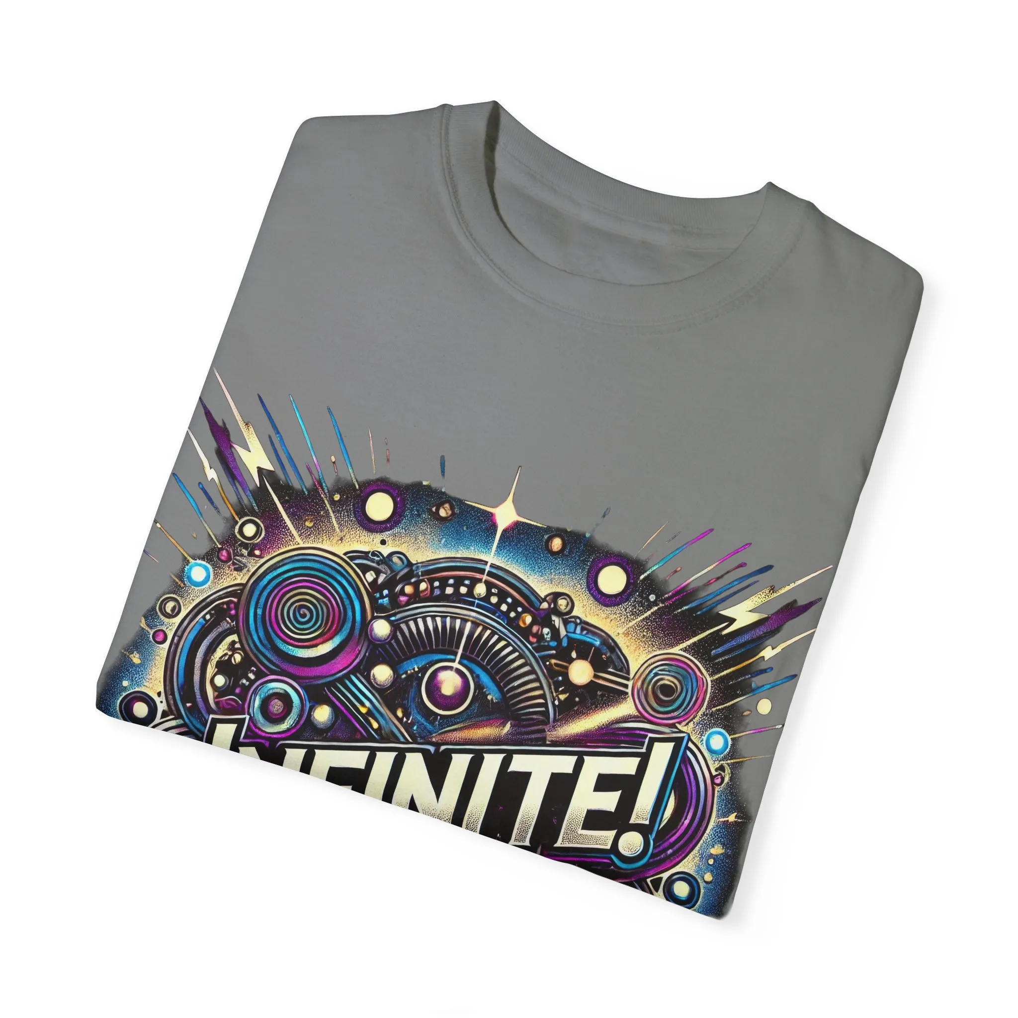 Cosmic Infinite Unisex Garment-Dyed T-Shirt - Explore the Universe - Image 10