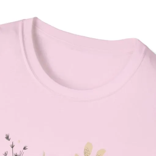 Easter Bunny Floral T-Shirt | Unisex Spring Apparel - Image 11