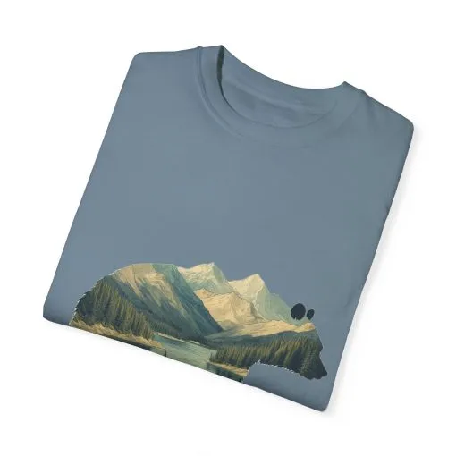 Nature-Inspired Bear Graphic Unisex T-Shirt - Image 32