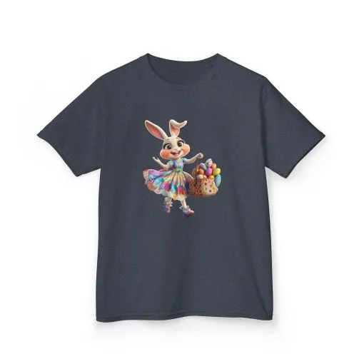 Easter Bunny Kids Tee - Cute Cotton T-Shirt for Spring Celebrations - Image 26