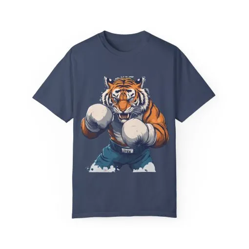 Fierce Tiger Graphic Unisex T-Shirt - Bold Boxing Design - Image 32