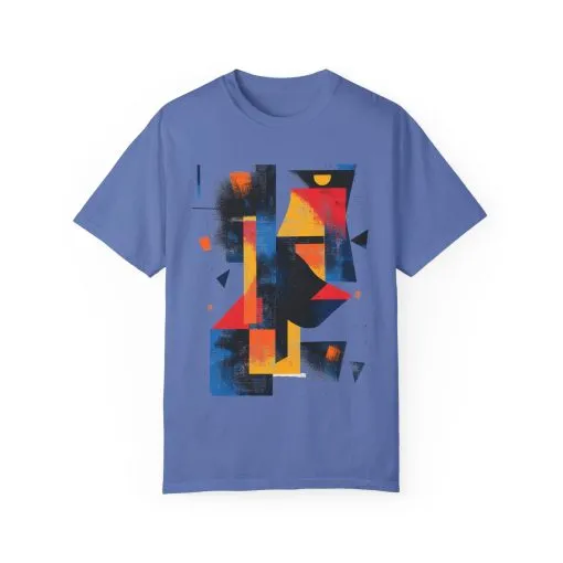 Colorful Abstract Art T-Shirt | Unisex Garment-Dyed Tee - Image 33