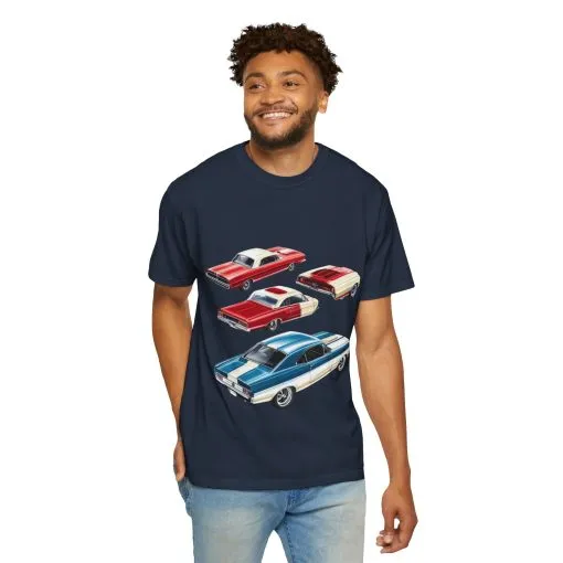 Classic Muscle Car Graphic Unisex T-Shirt – Perfect Gift for Auto Enthusiasts & Retro Lovers - Image 4