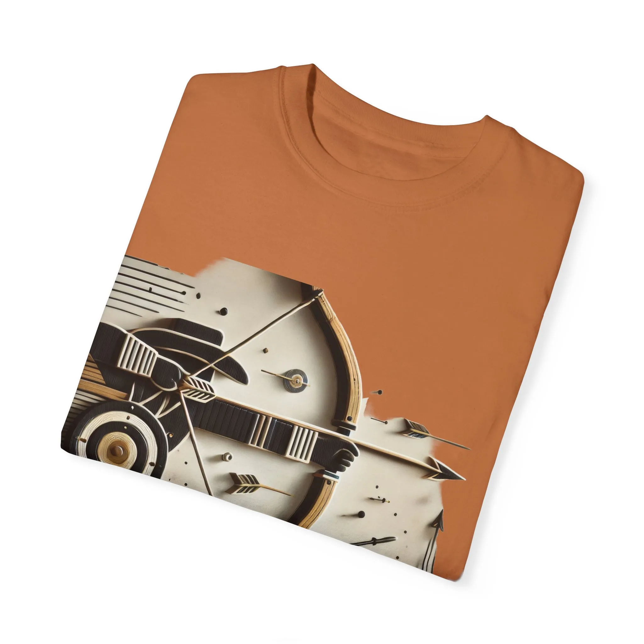 Retro-Inspired Unisex Garment-Dyed T-Shirt - Vintage Graphic Design - Image 10
