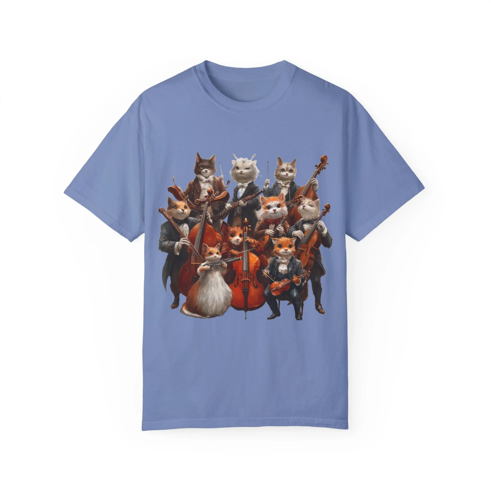 Whimsical Cat Orchestra Unisex T-Shirt - Perfect Gift for Animal Lovers - Image 36