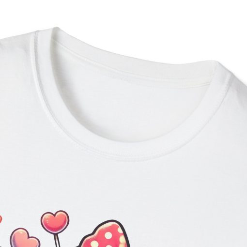 Cute Bunny Love Unisex Softstyle T-Shirt - Perfect for Valentine's Day and Spring Celebrations - Image 7