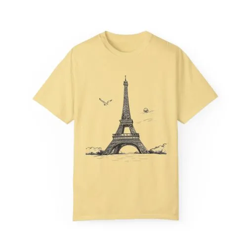 Eiffel Tower Graphic Unisex T-Shirt - Vintage Parisian Style - Image 13