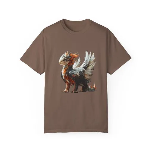 Mythical Creature Unisex Garment-Dyed T-Shirt - Perfect for Fantasy Lovers - Image 13