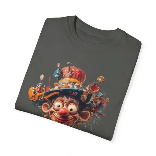Whimsical Artist Unisex Garment-Dyed T-Shirt - Colorful Character Design - Image 28