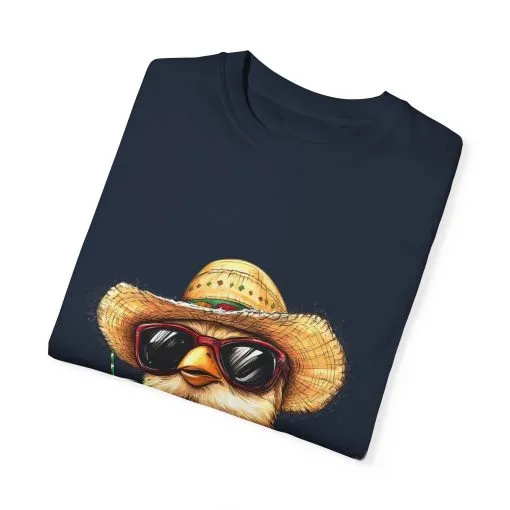 Funny Beach Bird T-Shirt - Unisex Garment-Dyed Summertime Tee - Image 34