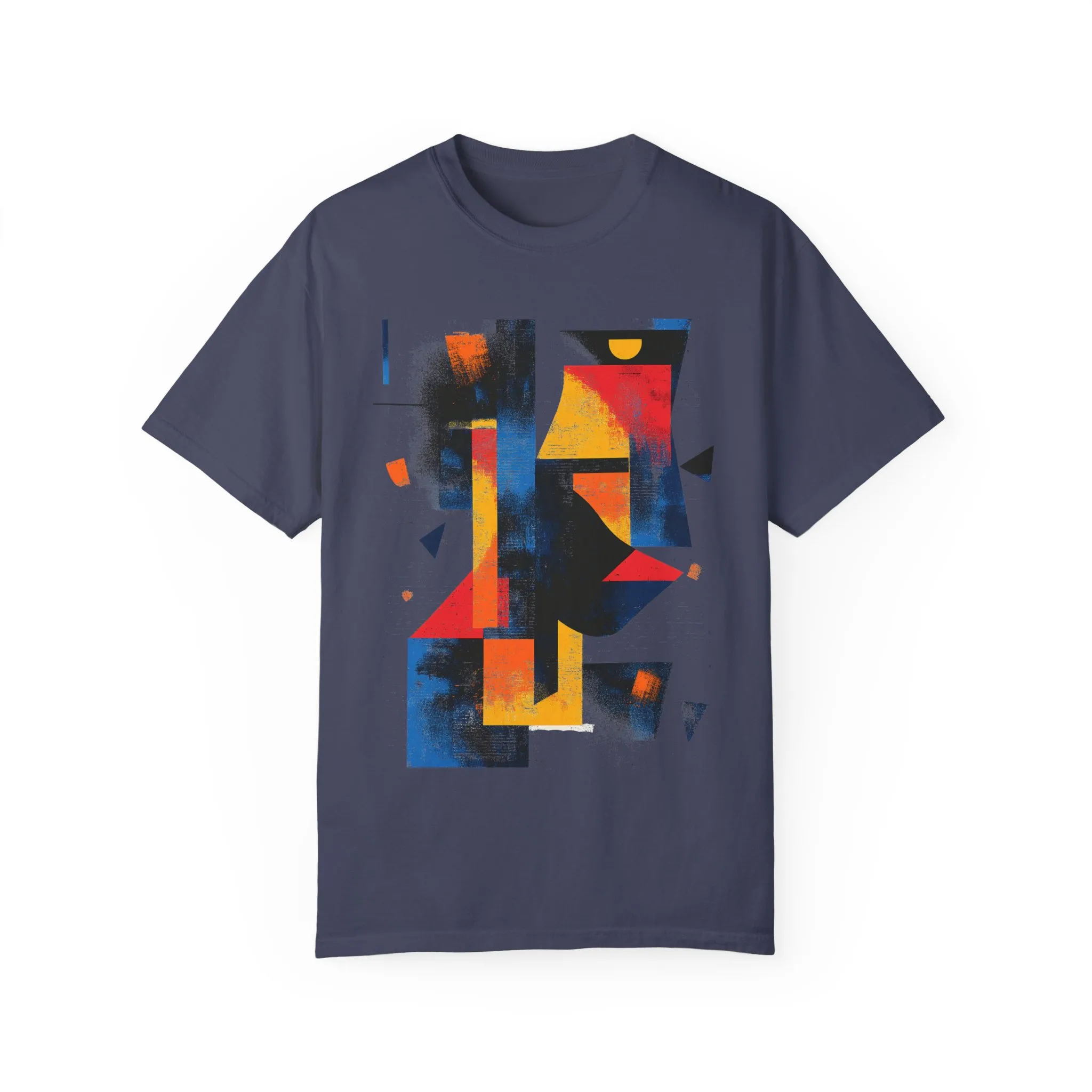 Colorful Abstract Art T-Shirt | Unisex Garment-Dyed Tee - Image 45