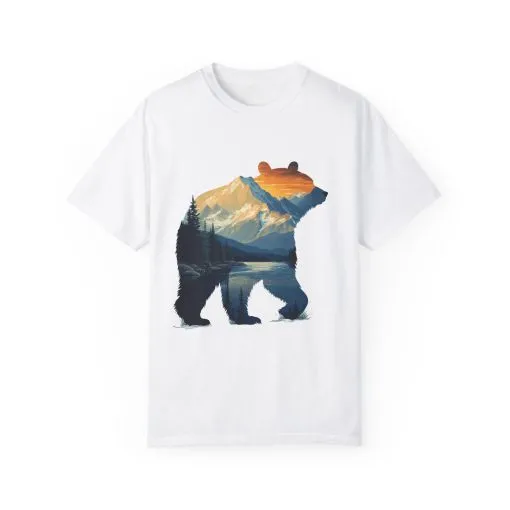 Mountain Bear Graphic T-Shirt | Nature Lover Apparel - Image 5