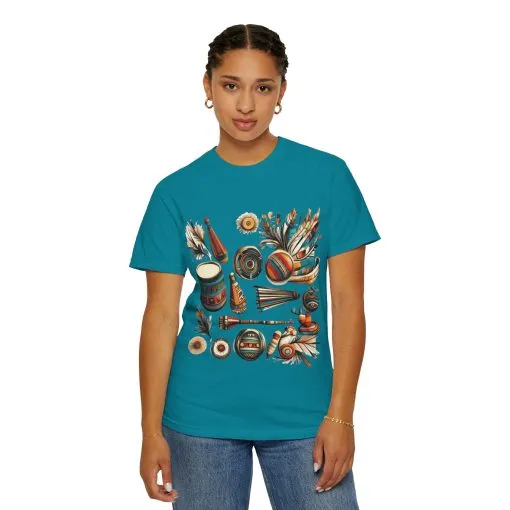 Unisex Garment-Dyed T-Shirt with Vibrant Musical Design | Perfect for Music Lovers & Festivals - Image 36