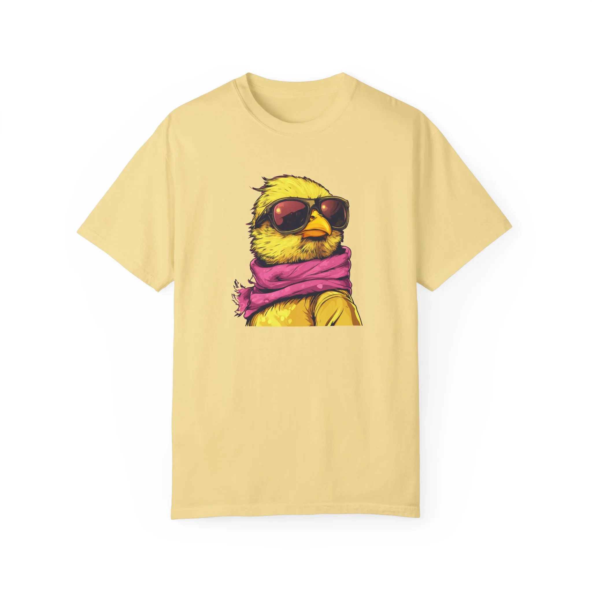 Cool Chick Unisex Garment-Dyed T-Shirt - Fun Bird Design - Image 21