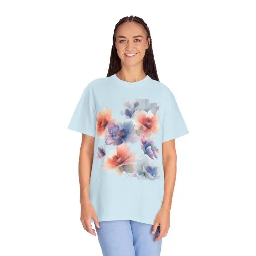 Floral Print Unisex T-Shirt - Perfect for Spring and Casual Occasions - Image 20