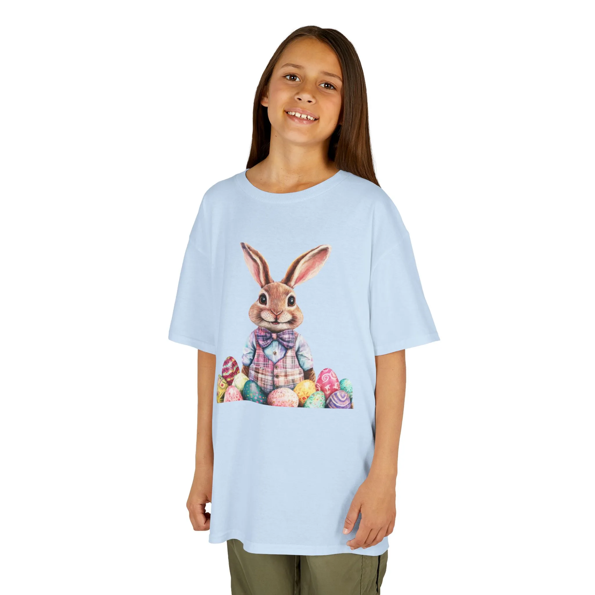 Easter Bunny Kids Heavy Cotton™ Tee - Cute Easter Celebration Shirt - Image 15