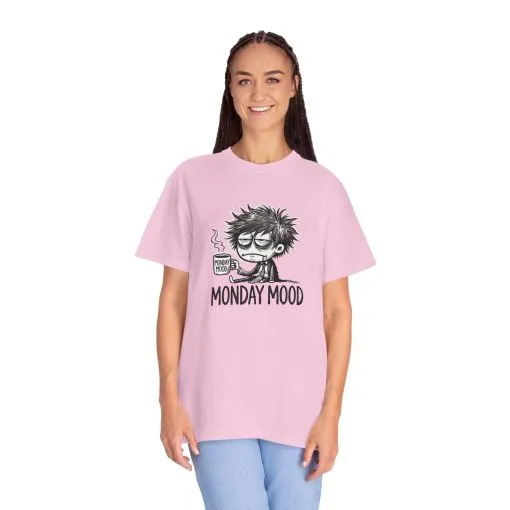 Unisex 'Monday Mood' Garment-Dyed T-Shirt - Perfect for Casual Days - Image 58