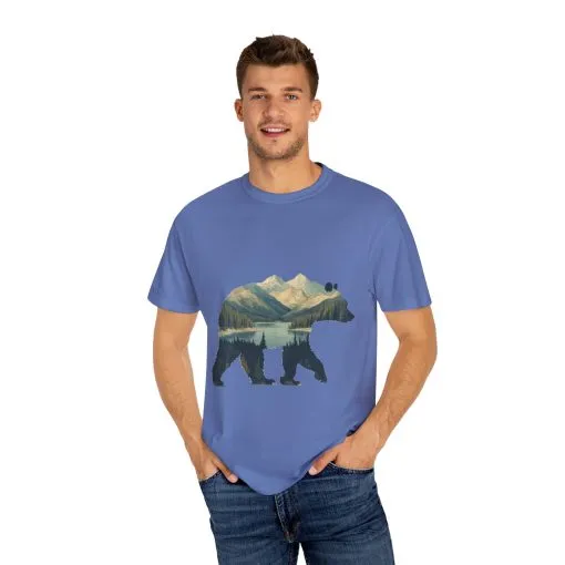 Nature-Inspired Bear Graphic Unisex T-Shirt - Image 27