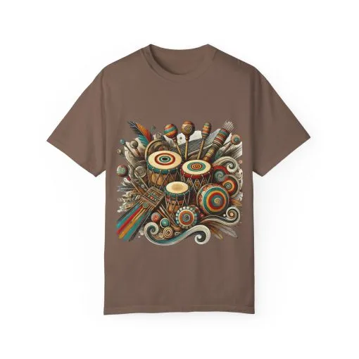 Colorful Bohemian Music Festival T-Shirt - Image 25