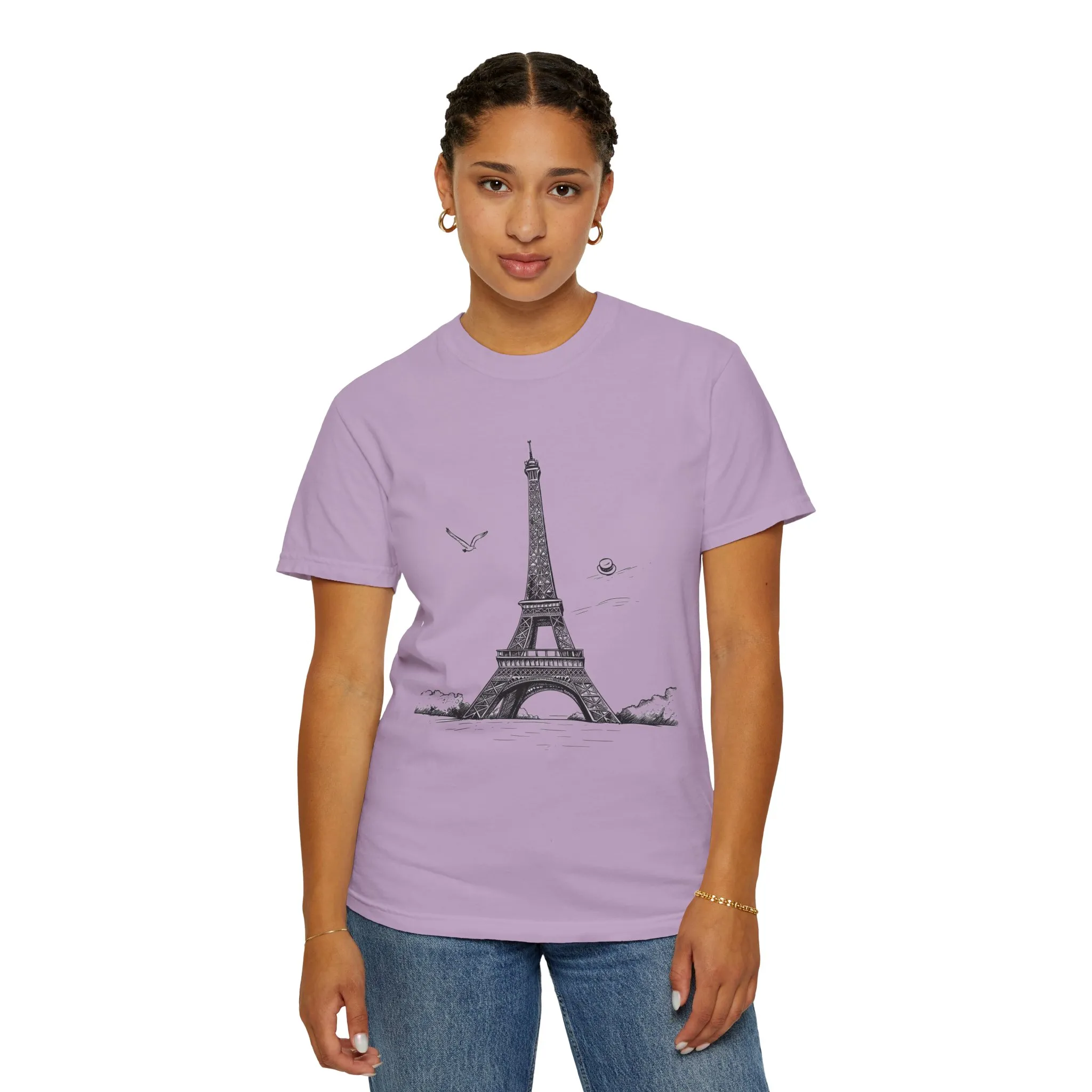 Eiffel Tower Graphic Unisex T-Shirt - Vintage Parisian Style - Image 32