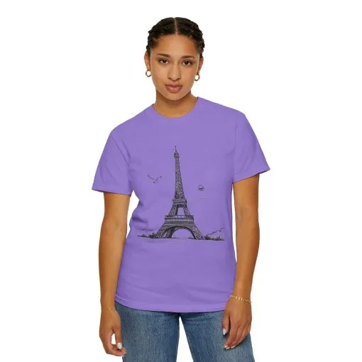 Eiffel Tower Graphic Unisex T-Shirt - Vintage Parisian Style - Image 28