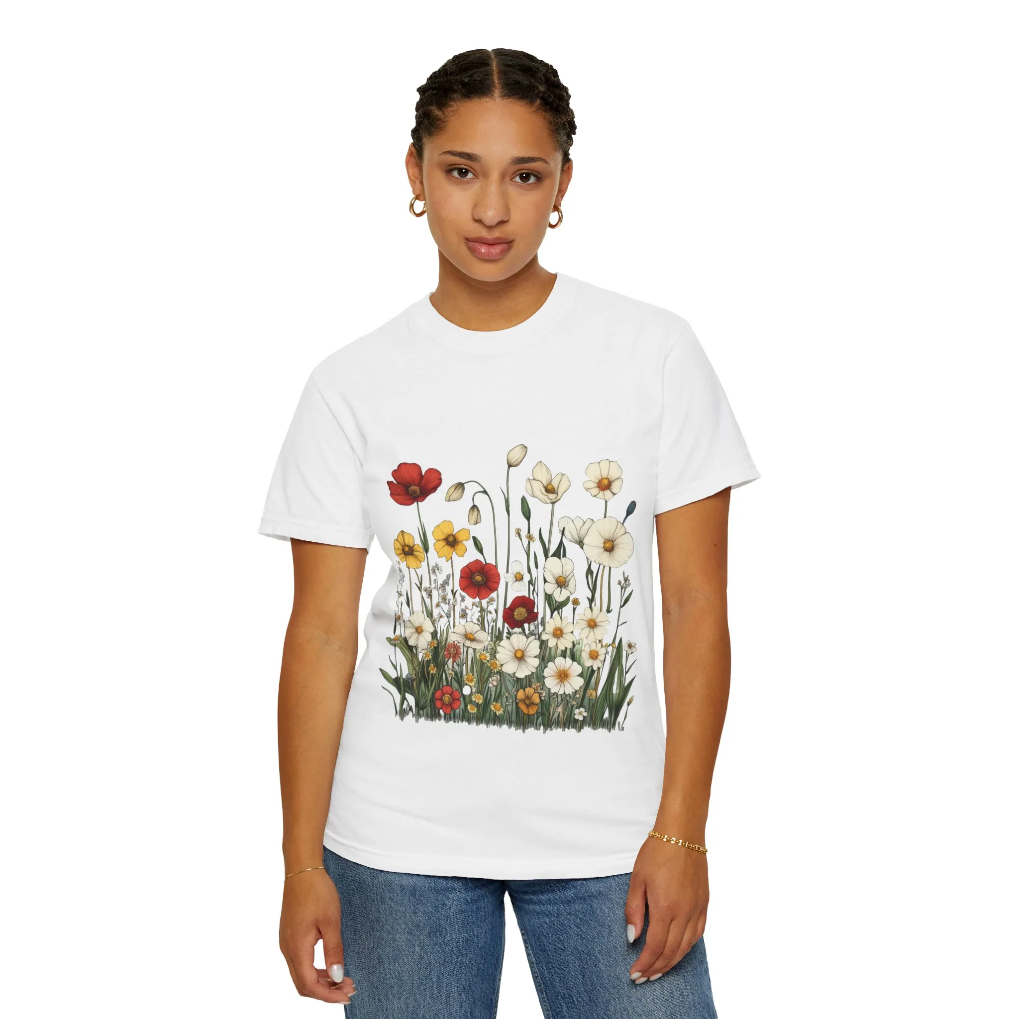 Floral Garden Unisex T-Shirt | Eco-Friendly, Casual Style for Spring & Summer - Image 6