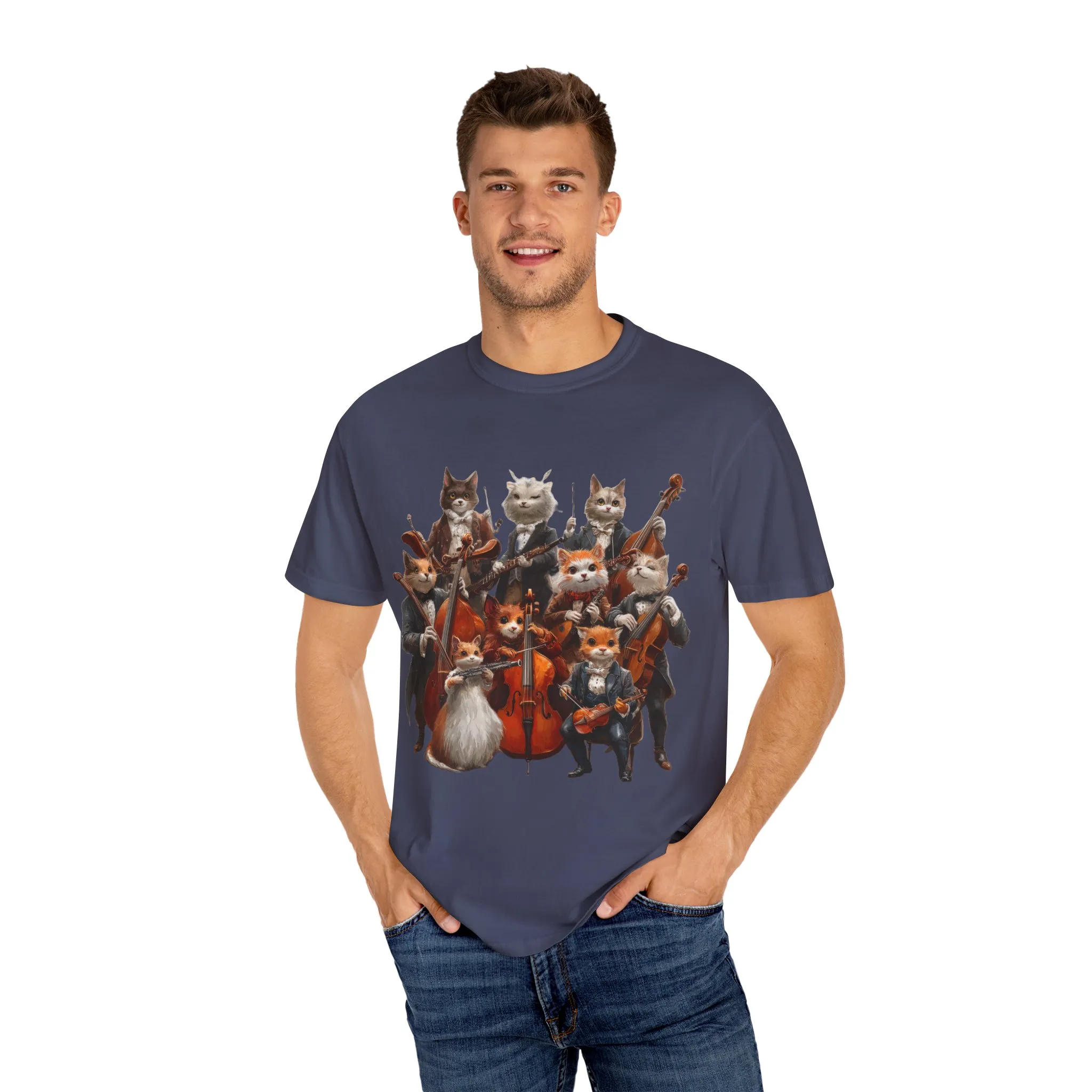 Whimsical Cat Orchestra Unisex T-Shirt - Perfect Gift for Animal Lovers - Image 46