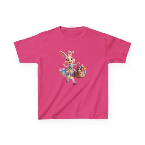 Easter Bunny Kids Tee - Cute Cotton T-Shirt for Spring Celebrations - Image 31