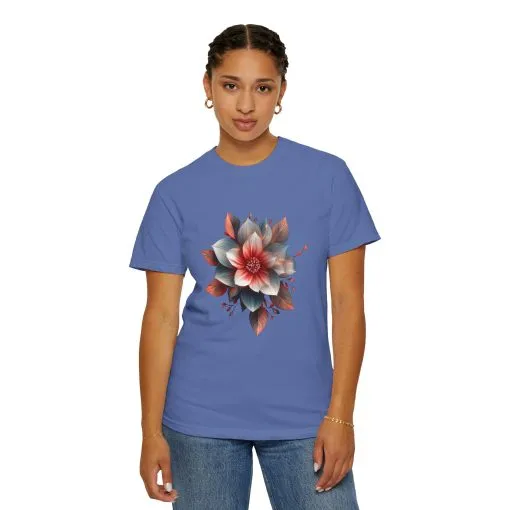 Botanical Floral Unisex Garment-Dyed T-shirt - Perfect for Nature Lovers - Image 27