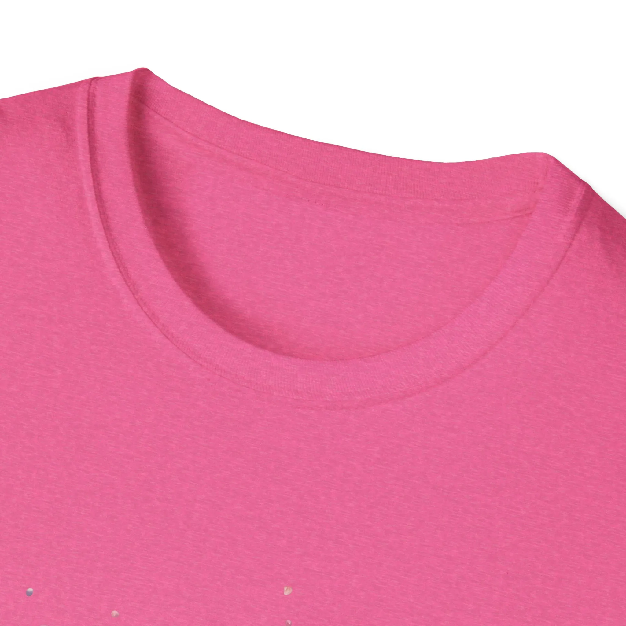 Easter Egg Floral Unisex Softstyle T-Shirt - Vibrant Spring Design - Image 3