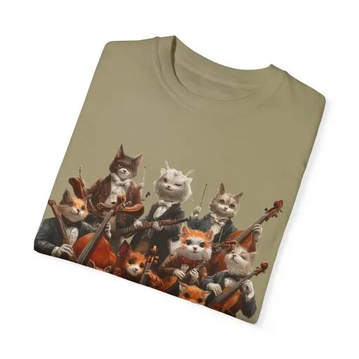 Whimsical Cat Orchestra Unisex T-Shirt - Perfect Gift for Animal Lovers - Image 18