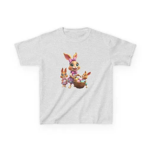 Easter Bunny Kids Tee - Cute Rabbit Design for Spring Celebrations - Image 4