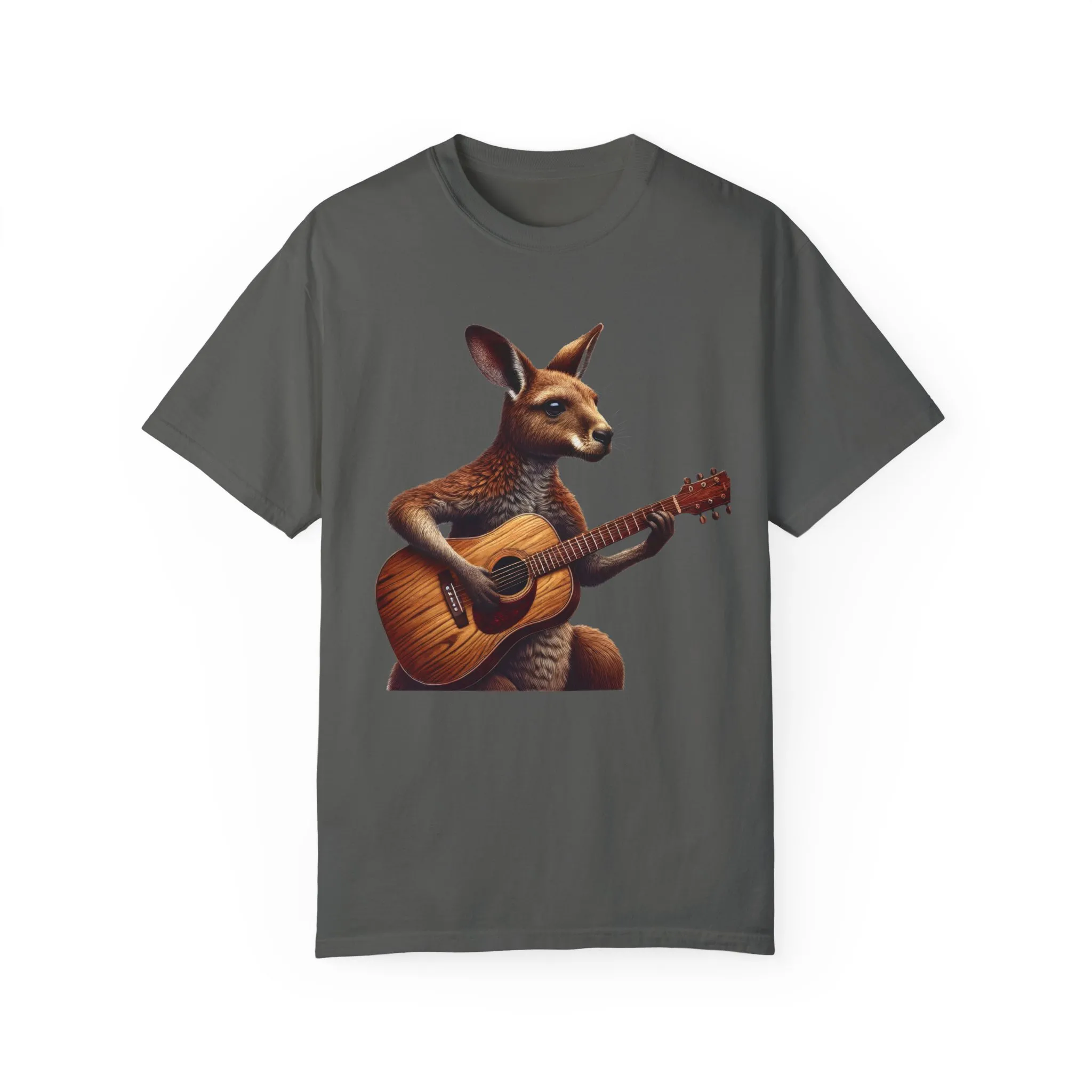 Cool Kangaroo Playing Guitar Unisex T-Shirt - Unique Gift for Music Lovers - Image 25