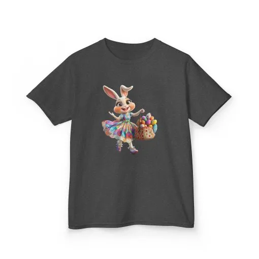 Easter Bunny Kids Tee - Cute Cotton T-Shirt for Spring Celebrations - Image 11