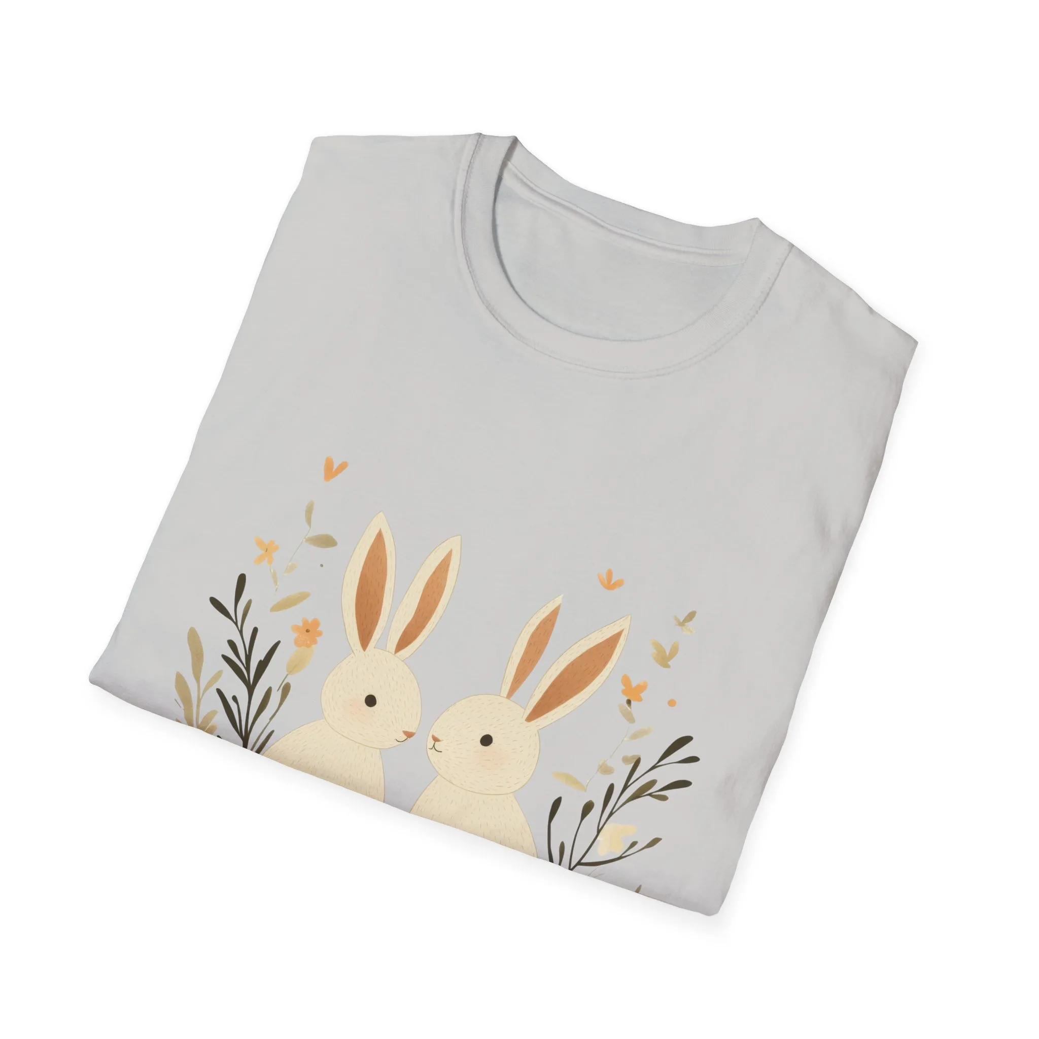 Easter Bunny Graphic Unisex Softstyle T-Shirt - Image 14