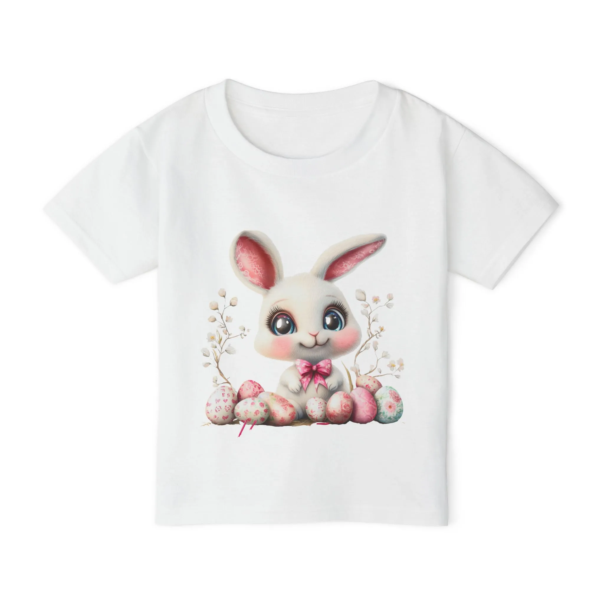 Adorable Easter Bunny Toddler T-Shirt - Cute Kids Spring Tee - Image 2