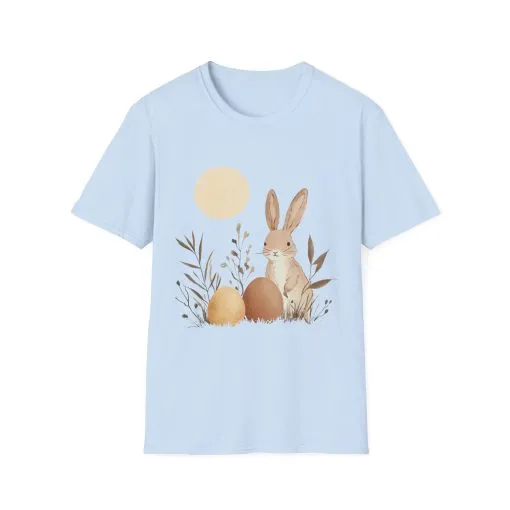 Spring Easter Bunny Graphic Unisex T-Shirt - Image 21