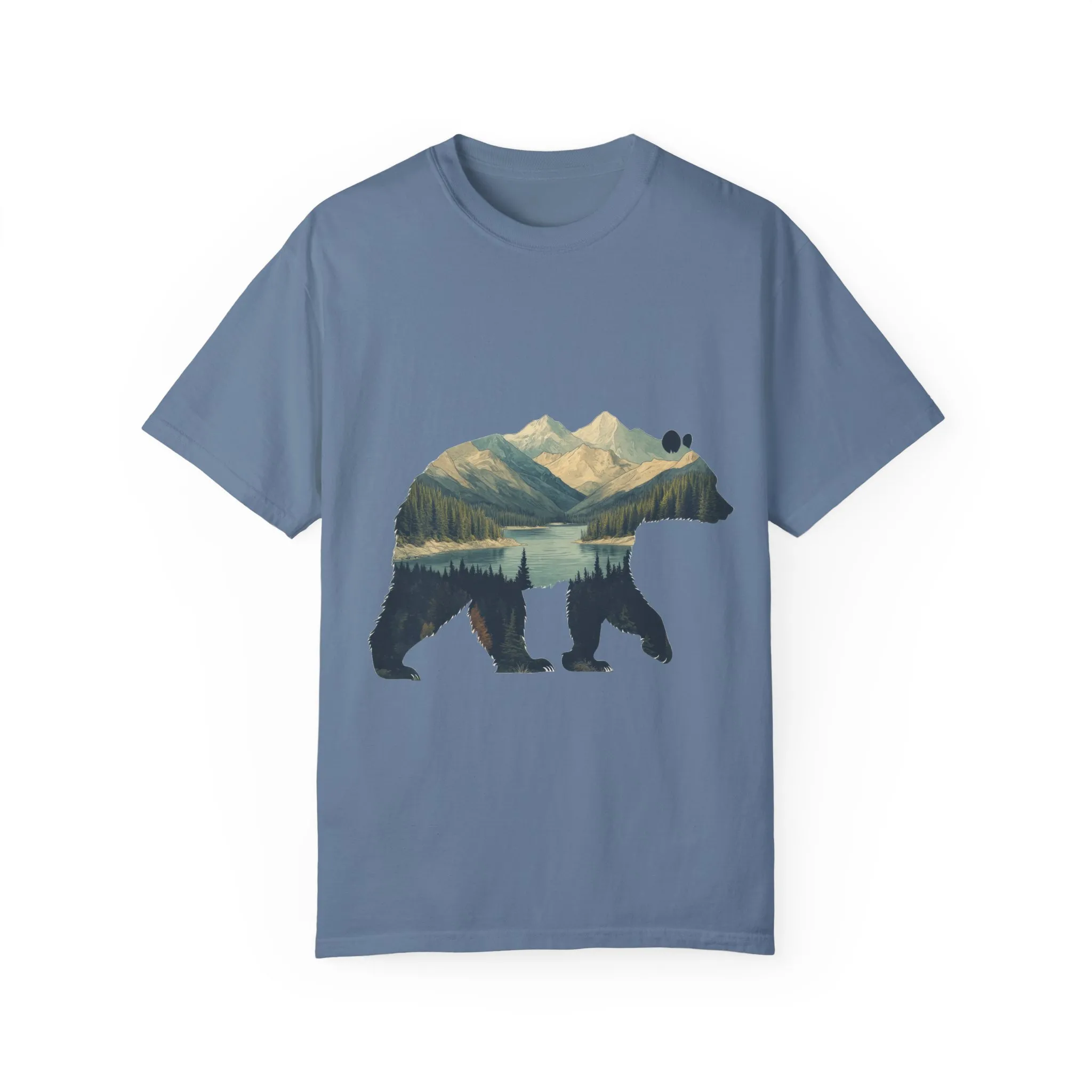 Nature-Inspired Bear Graphic Unisex T-Shirt - Image 22