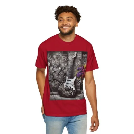 Rock Vibes Unisex Garment-Dyed T-Shirt - Perfect for Music Lovers - Image 24